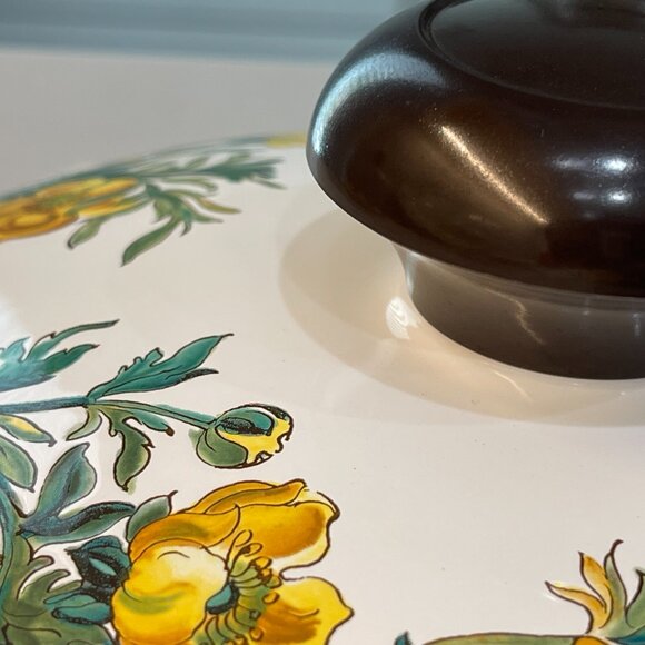 Vintage Villeroy & Boch 5 Qt Enamel Stew Pot with Lid - Picture 8 of 16